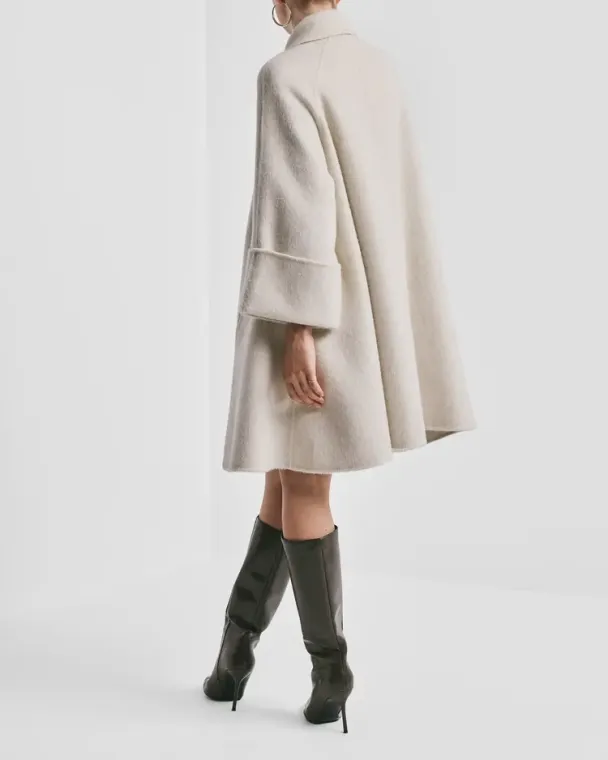 Tailored Coat - Vintage White - Image 3