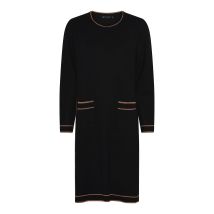 Kjole 115 927 Svart/Cognac