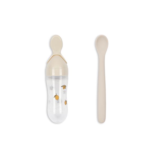 Food Feeding Set, Lemon - Konges Sløjd