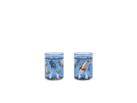 Glitterkopper 2pk, Outer Space - Konges Sløjd