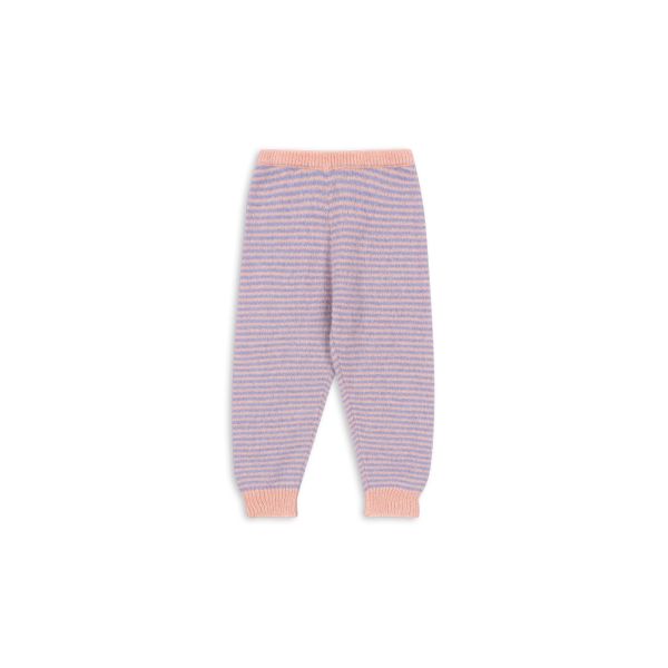 Berle Knit Pants, Purple/Pink Dolphin - Konges Sløjd