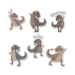 Gift Tags 12pk, Dino - Konges Sløjd