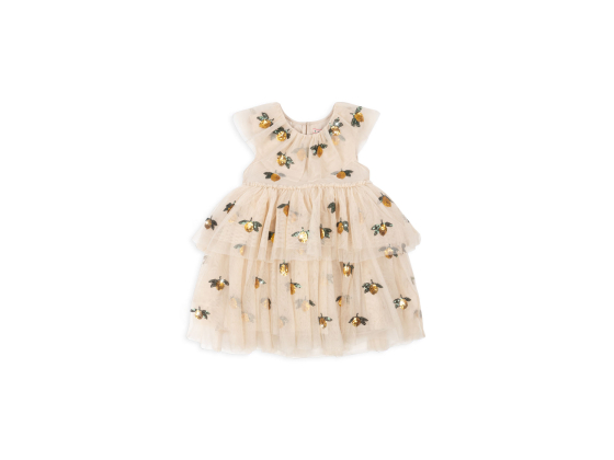 Yvonne Fairy Dress, Lemon - Konges Sløjd