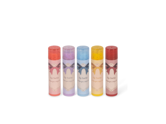 Lip Balm Glitter, Multi - Konges Sløjd