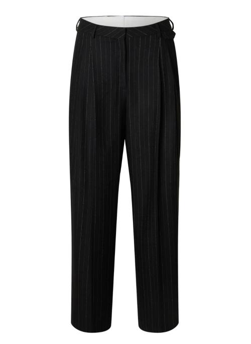 Malia Manteco Pant - Black Pin Stripe 