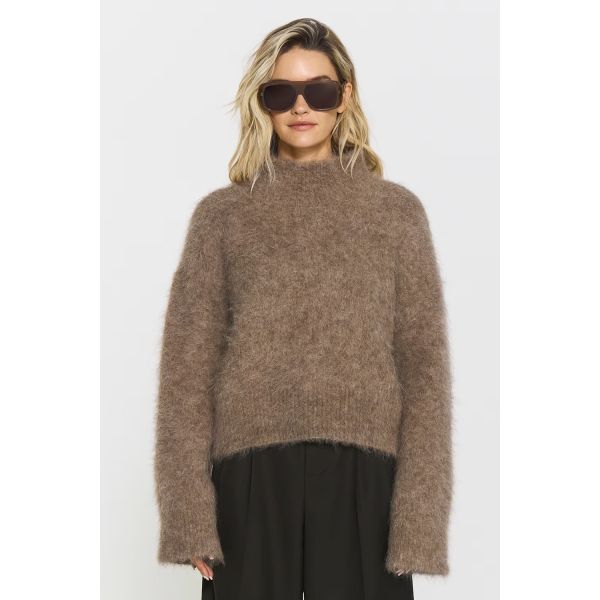 Ritva Knitted Sweater - Hazelnut 
