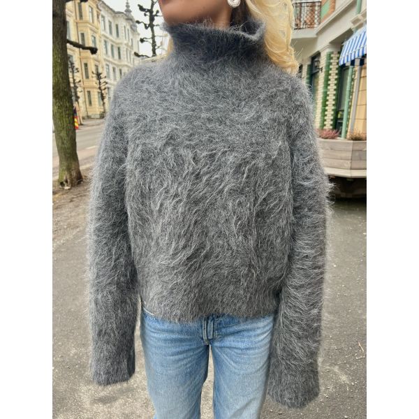 Ritva Knitted Sweater - Grey Melange 
