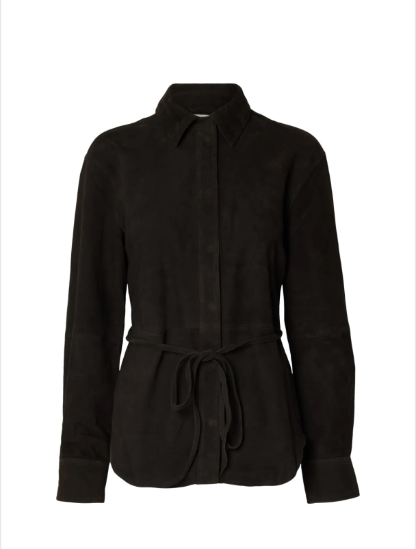 Fia Suede Shirt - Espresso  - Image 3
