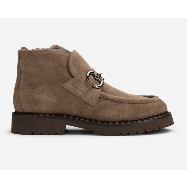 High Brown Shoe Buckle Loafer - Marrone  1132AM    |    High Shoe Buckle Loafer - Marrone fra Laura Bellariva 