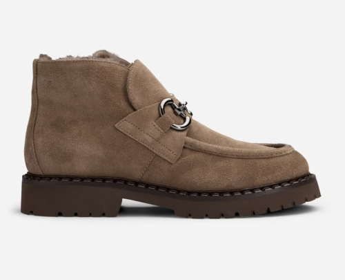 High Brown Shoe Buckle Loafer - Marrone  1132AM    |    High Shoe Buckle Loafer - Marrone fra Laura Bellariva 