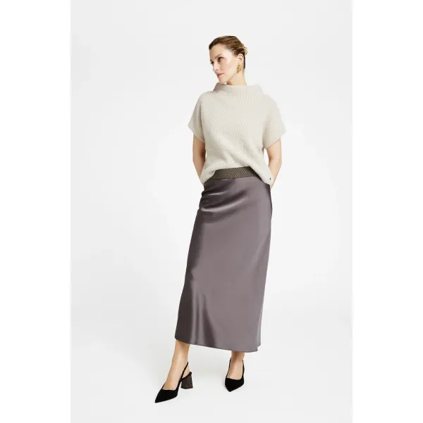Elly, bias cut long skirt