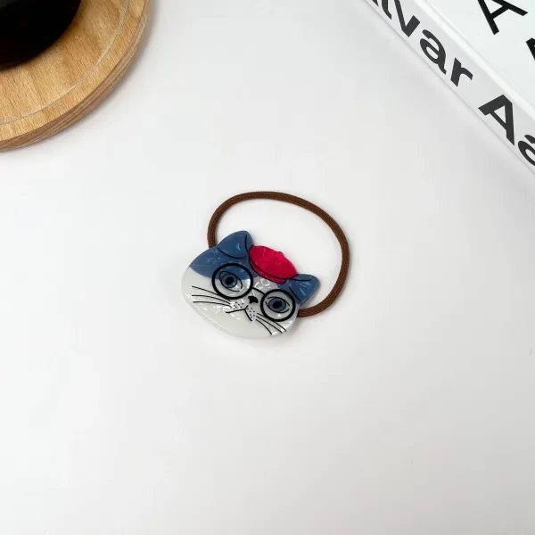 Hårstrikk - Cute Cat Pink Hat