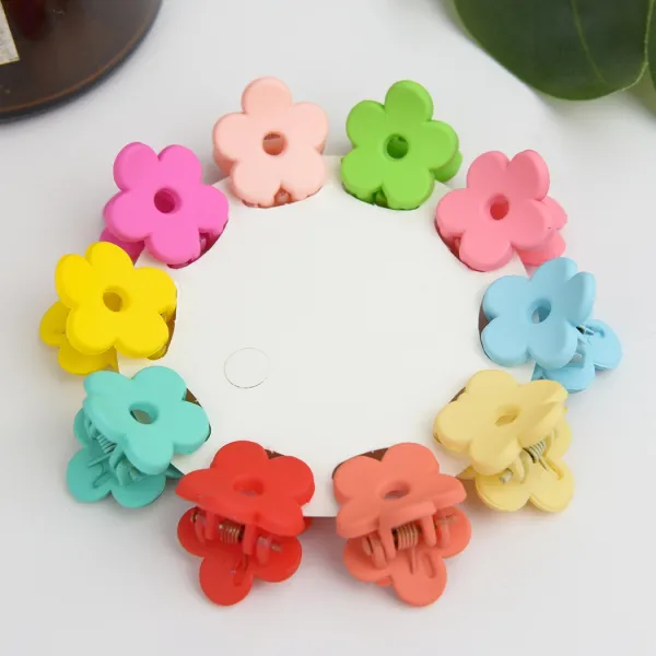 Mini hårspenner 10pk - Flowers