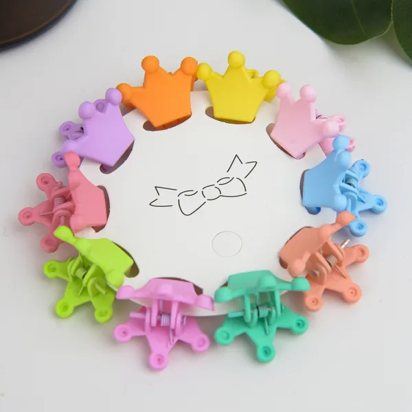 Mini hårspenner 10pk - Crown