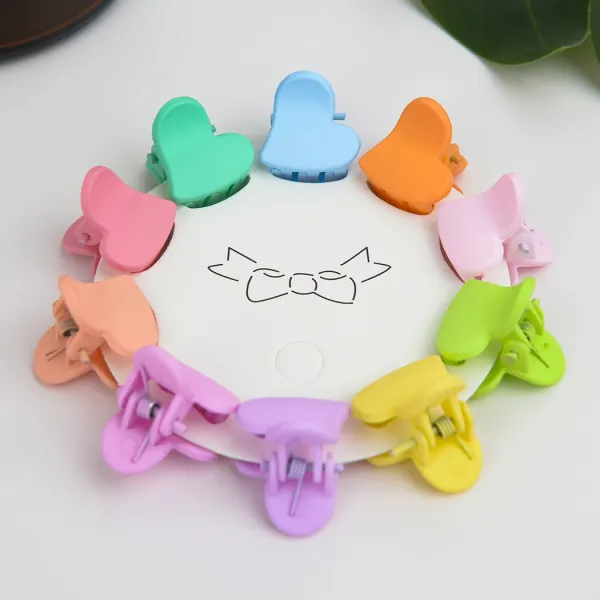 Mini hårspenner 10pk - Heart