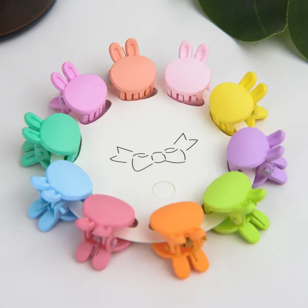Mini hårspenner 10pk - Rabbit
