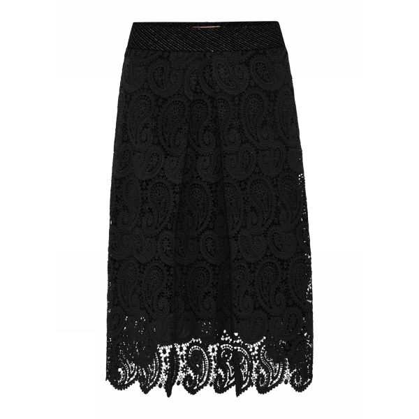 Emelie midi lace skirt