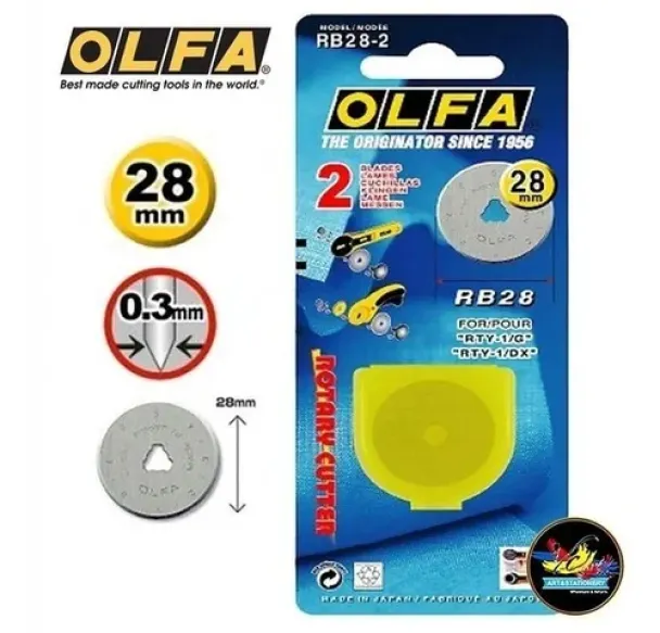 Olfa rullekniv blad 28mm 