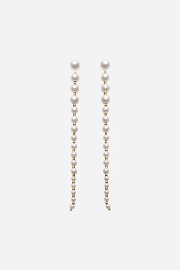THE LONG PEARL EARRINGS - Image 1