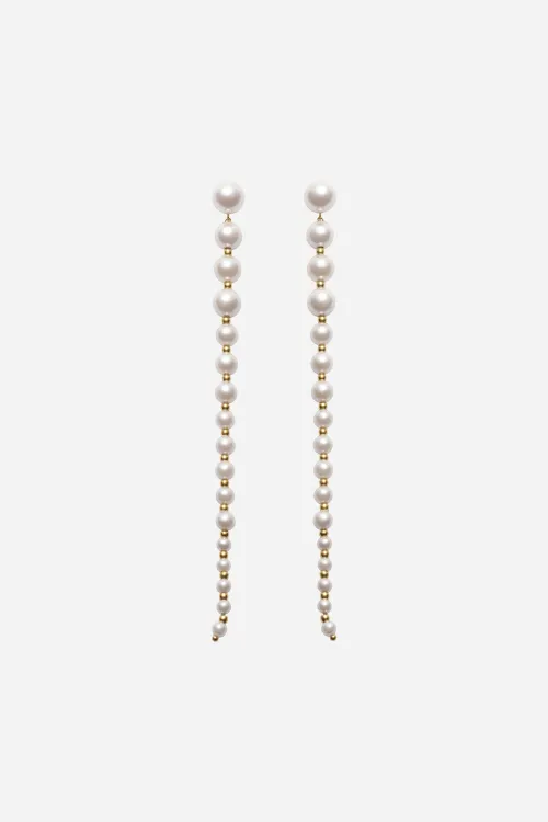THE LONG PEARL EARRINGS
