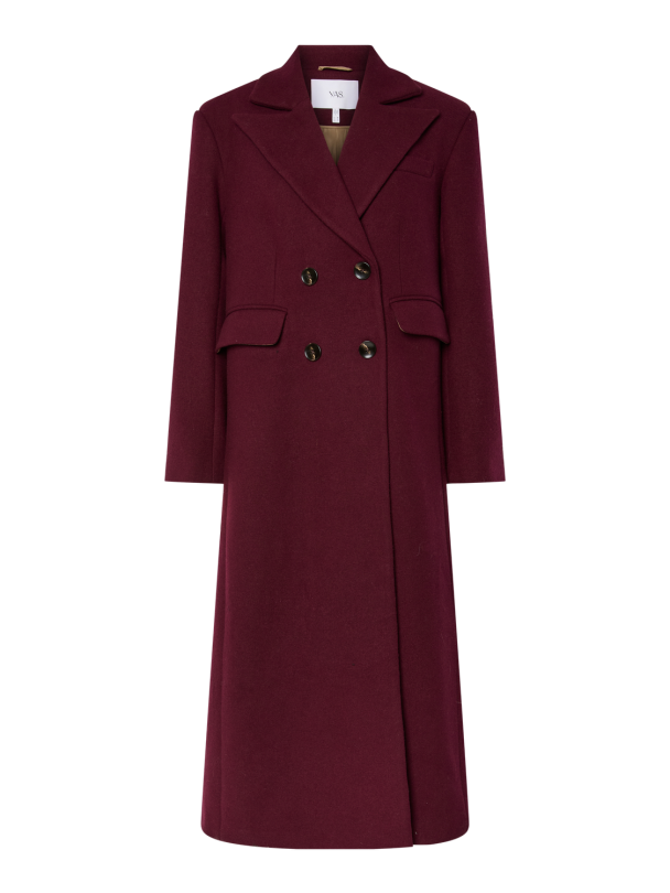 Royla Wool Blend Long Coat - Port Royale  - Image 2