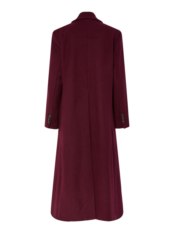 Royla Wool Blend Long Coat - Port Royale  - Image 3
