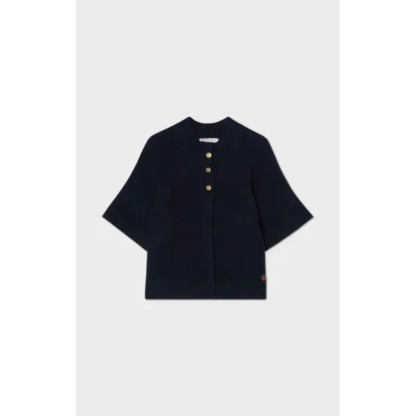Vilanie Cardigan Darkblue Melange               |                Vilanie Cardigan Darkblue Melange  fra Busnel
