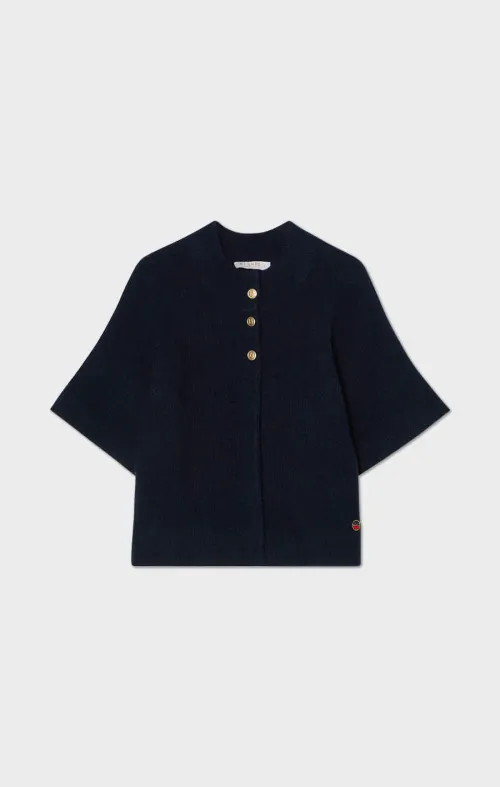Vilanie Cardigan Darkblue Melange               |                Vilanie Cardigan Darkblue Melange  fra Busnel