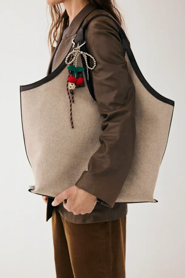 Structured Wool Tote - Image 3