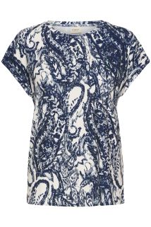FRseen T-skjorte Paisley Blå