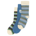 Bamboo Socks 3 Pk, Blue Mix - MiniPop®