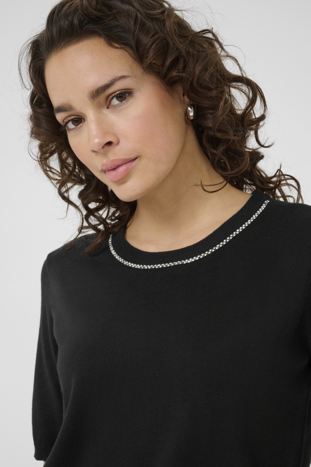 KAcarly Strikket Topp Svart - Image 4