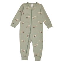 Müsli | Christmas Zip Bodysuit - Shadow/Deep Green/Balsam Creme