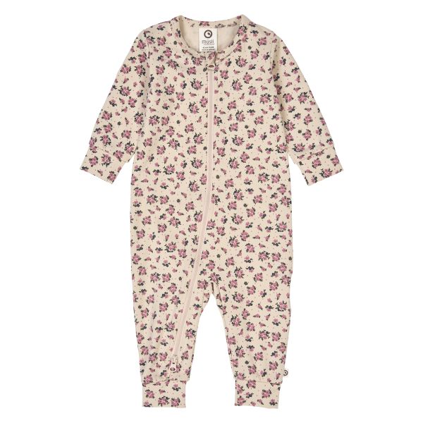 Müsli | Zinna Zip Bodysuit - Oak/Nostalgia Rose/Deep Green