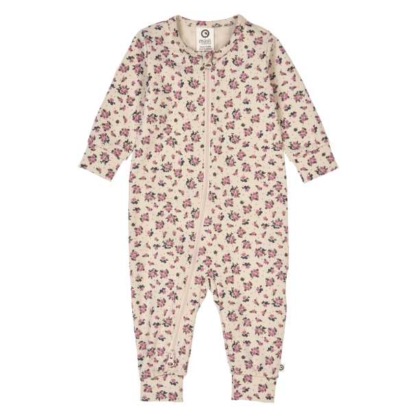 Zinna Zip Bodysuit - Oak/Nostalgia Rose/Deep Green - Image 1