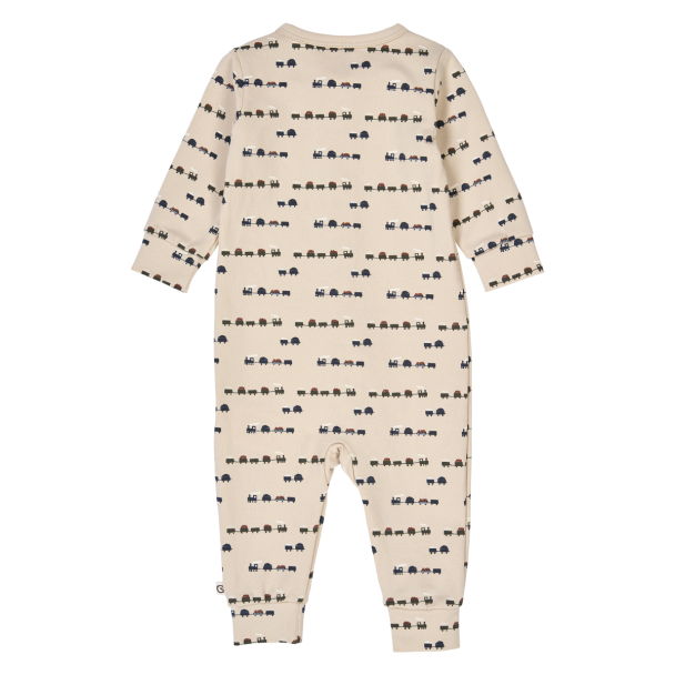 Train Zip Bodysuit - Oak/Root/Deep Green - Image 2