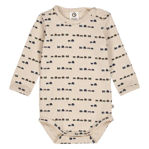 Müsli | Train L/S Body - Oak/Root/Deep Green