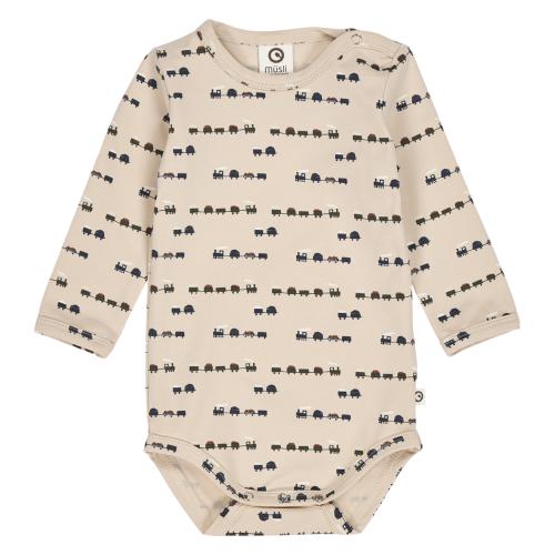 Müsli | Train L/S Body - Oak/Root/Deep Green