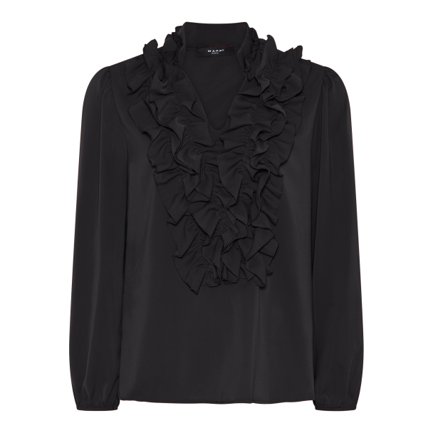 Marc Lauge Lux frill bluse - Image 2