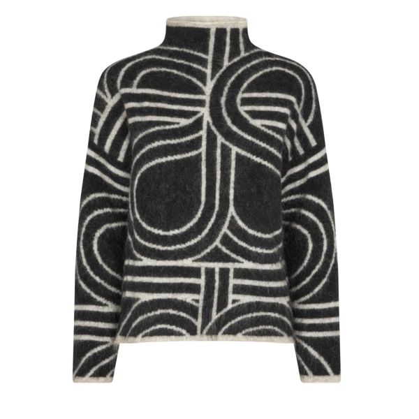 Signa Knit T-Neck - Black 