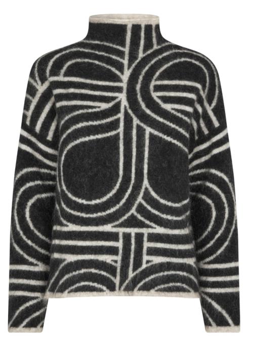Signa Knit T-Neck - Black 