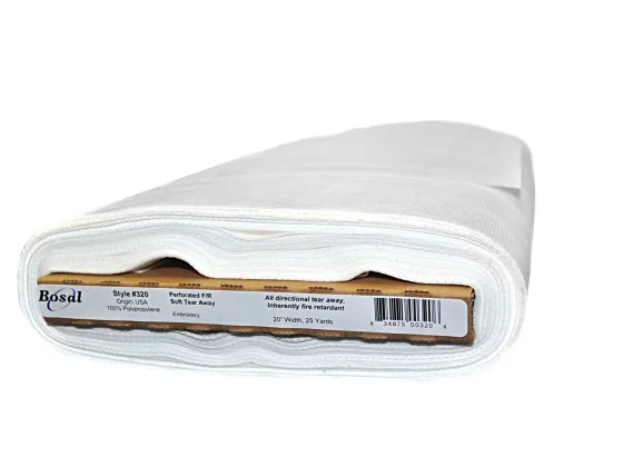 320B-W20   Tear-Away Soft Perforated F/R Stabilizer 20in x 1mx 