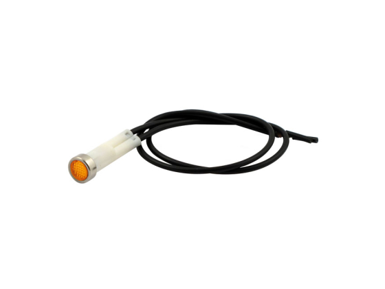 3/8 indicator light. Amber, no symbol