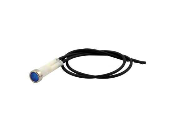 3/8 indicator light. Blue, no symbol