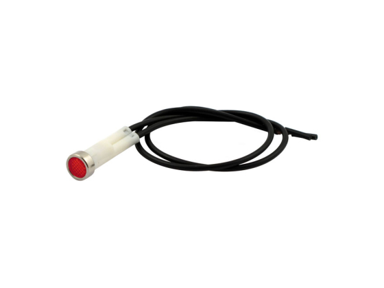 3/8 indicator light. Red, no symbol