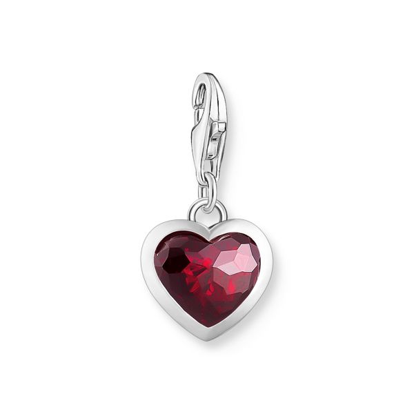 Thomas Sabo - Rødt Hjerte Charm