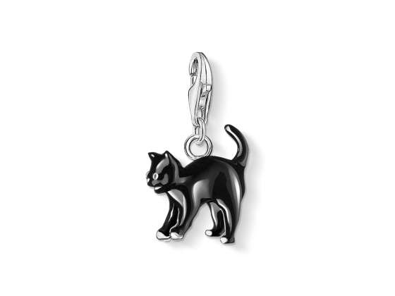 Thomas Sabo - Svart Katt Charm
