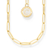 Thomas Sabo - Charm Forgylt Coin Halskjede 3,8mm