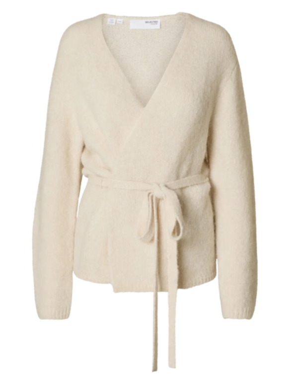 Gabella Knit Belt Cardigan - Birch  - Image 2