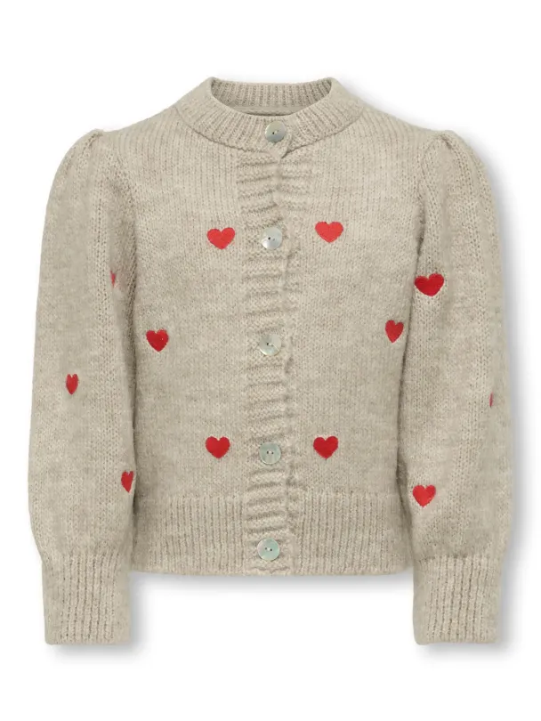 KMGsilla Cardigan Hjerter - Image 1